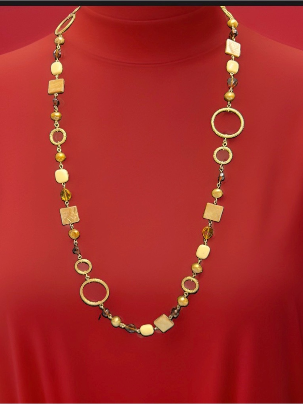 Lia Sophia Ciprani 39” long Gold-Tone Pendant Necklace - Women Jewelry